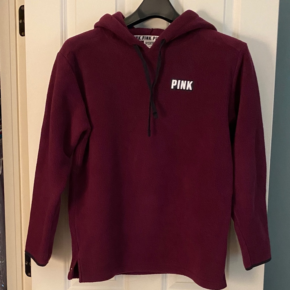 PINK Victoria's Secret Burgundy Hoodie